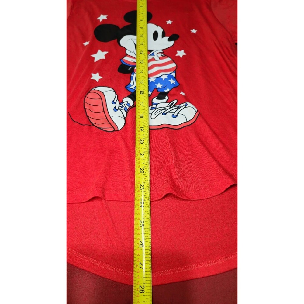 Disney Mickey Mouse Patriotic 4th of July Red T-Shirt 2XL - Picture 6 of 9